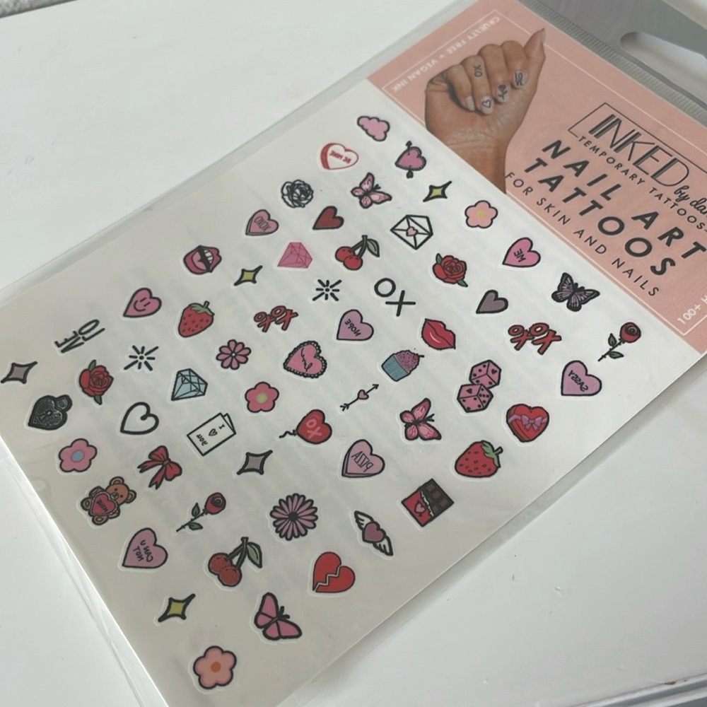 $5💕 INKED BY DANI Temporary Nail & Skin Art Tattoos